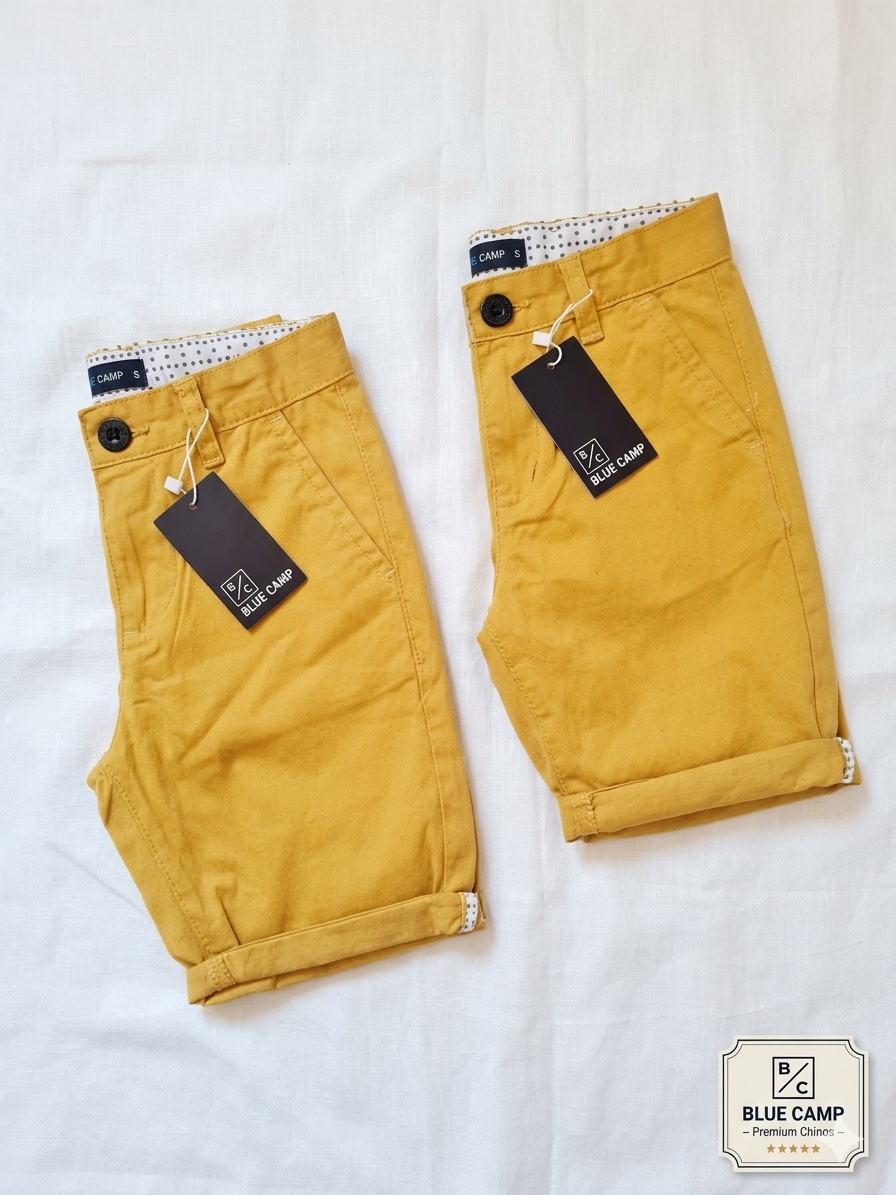 Shorts Chino Jaune