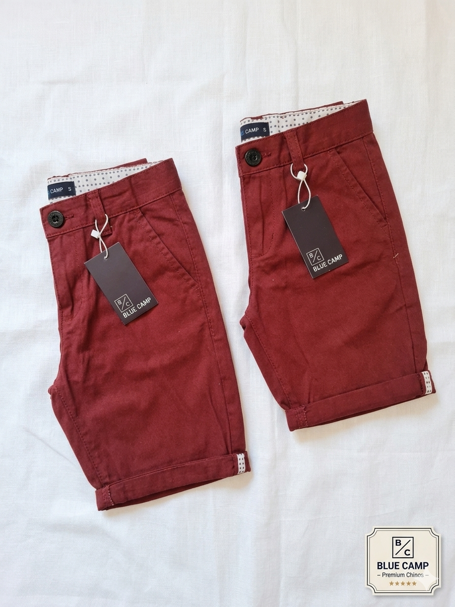 Shorts Chino Rouge